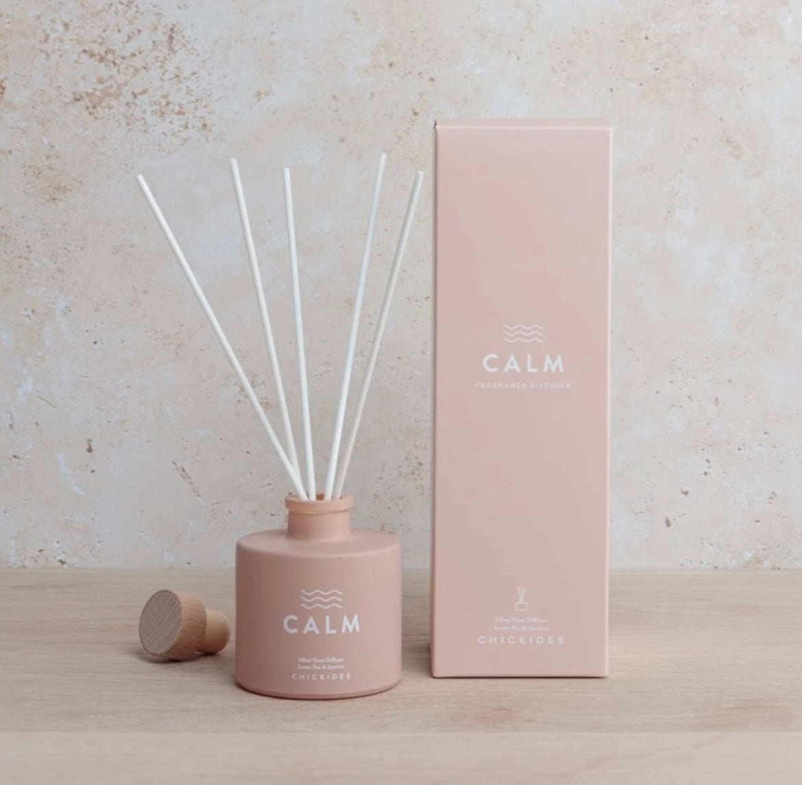 Calm Reed Diffuser – Sweet Pea, Jasmine & Vanilla – 110ml