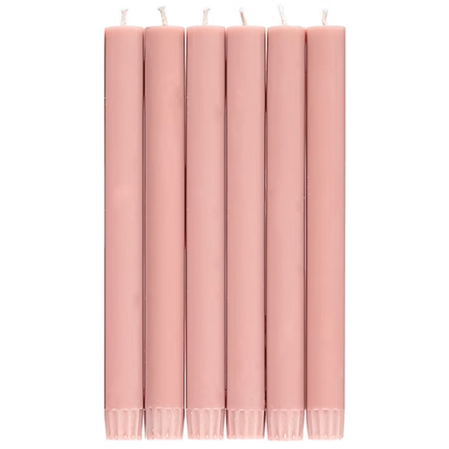 Old Rose Eco Dinner Candles – Pack of 6