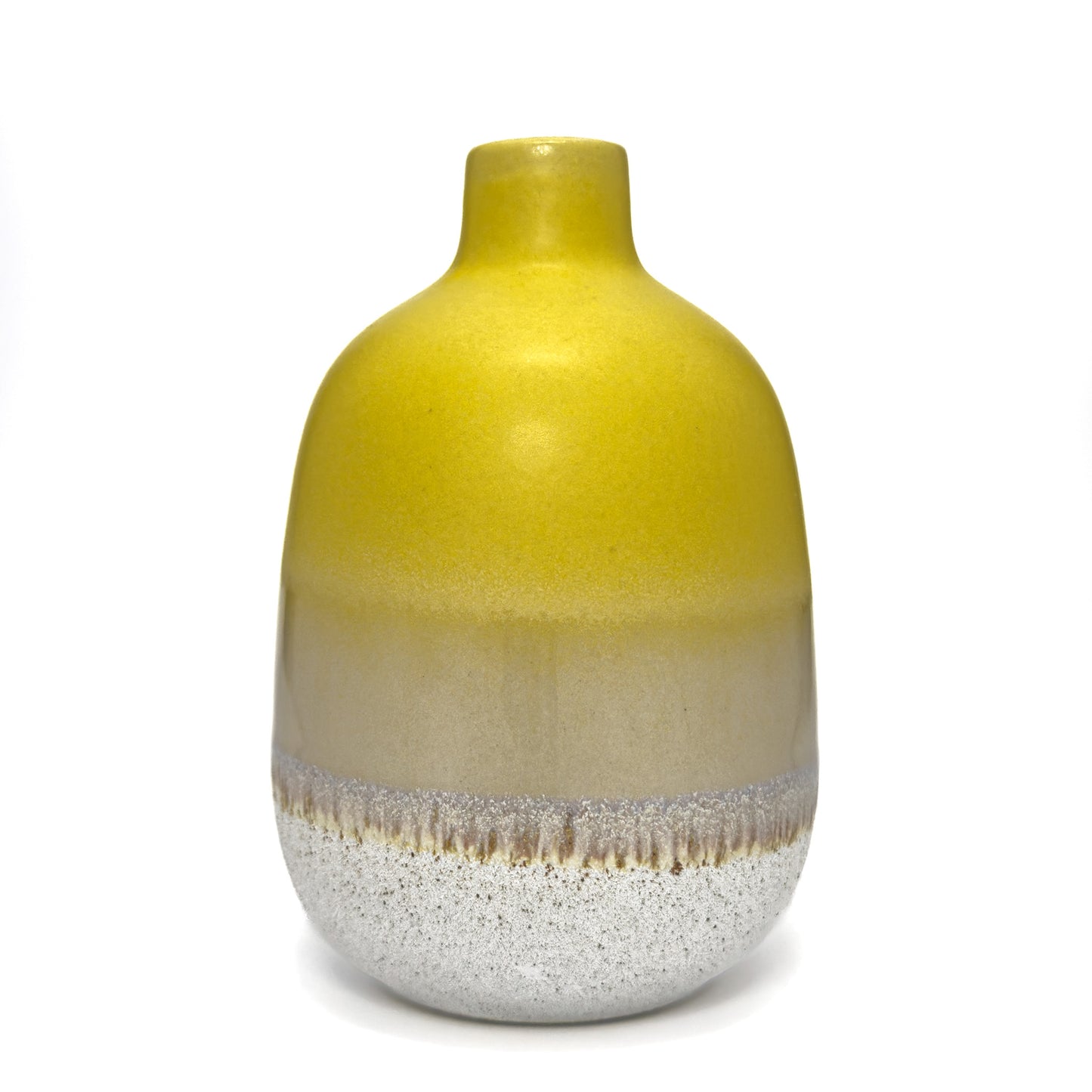 Mojave Yellow Ceramic Vase – 11.5cm