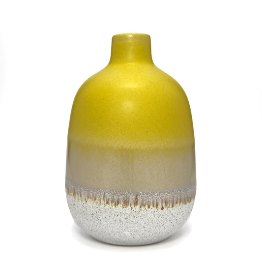 Mojave Yellow Ceramic Vase – 11.5cm