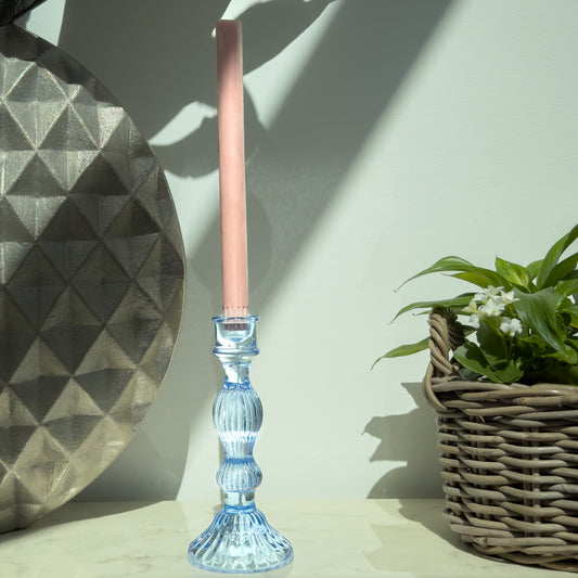 Blue Vintage Candleholder