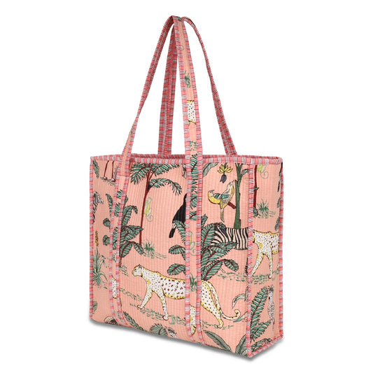The Jungle Tote - Peach