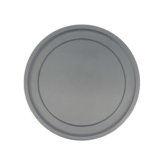 Large Metal Candle Plate - Jet Black