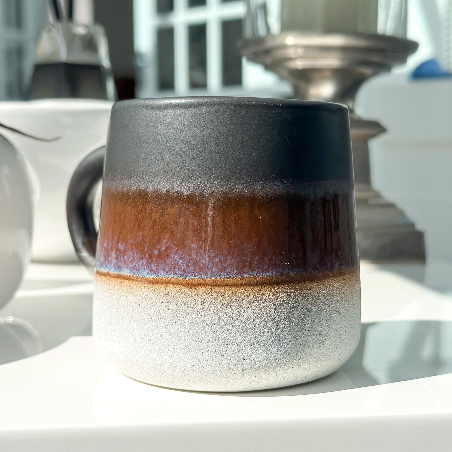 Mojave Black Glaze Mug – 360ml