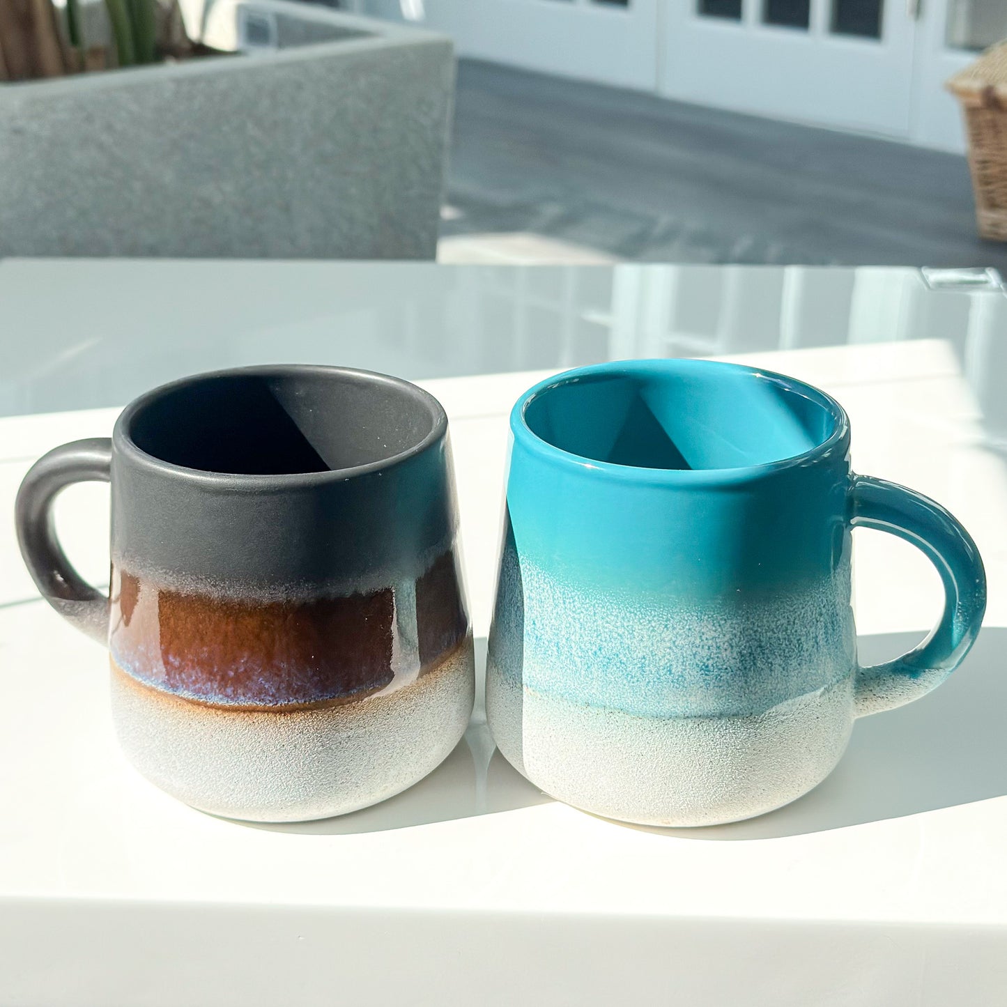 Mojave Black Glaze Mug – 360ml