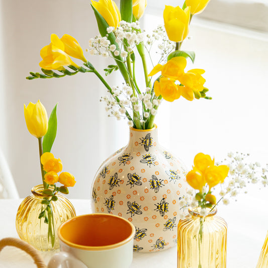 Large Busy Bee Vase
