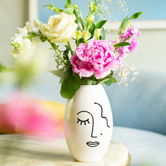 Abstract face Vase