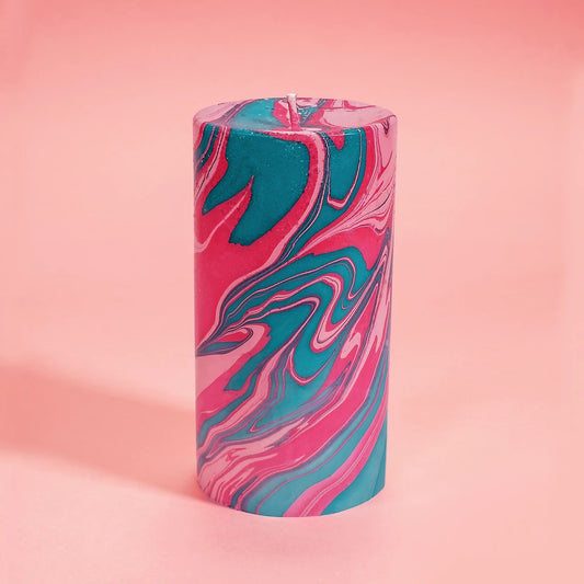 I got you babe Marble Candle